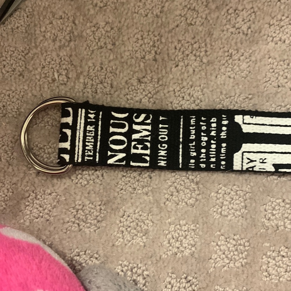 Black Fabric belt